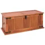 Baúl de almacenamiento 3 piezas de madera maciza de acacia de vidaXL, Baúles de almacenamiento - Ref: Foro24-247243, Precio: ...