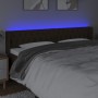 Cabecero con LED de tela marrón oscuro 183x16x78/88 cm de , Cabeceros y pies de cama - Ref: Foro24-3123589, Precio: 94,37 €, ...