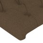 Cabecero con LED de tela marrón oscuro 183x16x78/88 cm de , Cabeceros y pies de cama - Ref: Foro24-3123589, Precio: 94,37 €, ...
