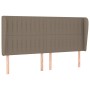 Cama box spring con colchón tela gris taupe 200x200 cm de , Camas y somieres - Ref: Foro24-3128713, Precio: 717,92 €, Descuen...