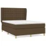 Boxspringbett mit dunkelbrauner Stoffmatratze 140x200 cm von , Betten und Lattenroste - Ref: Foro24-3128848, Preis: 501,00 €,...