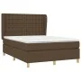 Boxspringbett mit dunkelbrauner Stoffmatratze 140x200 cm von , Betten und Lattenroste - Ref: Foro24-3128848, Preis: 501,00 €,...