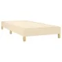 Box spring bed with cream fabric mattress 90x200 cm by , Beds and slatted bases - Ref: Foro24-3130486, Price: 279,43 €, Disco...