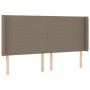 Cama box spring con colchón tela gris taupe 200x200 cm de , Camas y somieres - Ref: Foro24-3131861, Precio: 754,73 €, Descuen...