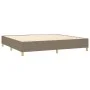Boxspringbett mit taupegrauer Stoffmatratze 200x200 cm von , Betten und Lattenroste - Ref: Foro24-3132261, Preis: 781,67 €, R...