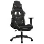 Gaming chair with footrest black camouflage synthetic leather by , Gaming chairs - Ref: Foro24-3143686, Price: 125,90 €, Disc...