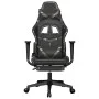 Gaming chair with footrest black camouflage synthetic leather by , Gaming chairs - Ref: Foro24-3143686, Price: 125,90 €, Disc...
