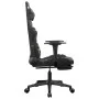 Gaming chair with footrest black camouflage synthetic leather by , Gaming chairs - Ref: Foro24-3143686, Price: 125,90 €, Disc...