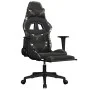 Gaming chair with footrest black camouflage synthetic leather by , Gaming chairs - Ref: Foro24-3143686, Price: 125,90 €, Disc...