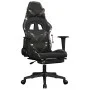 Gaming chair with footrest black camouflage synthetic leather by , Gaming chairs - Ref: Foro24-3143686, Price: 125,90 €, Disc...