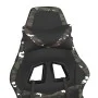 Gaming chair with footrest black camouflage synthetic leather by , Gaming chairs - Ref: Foro24-3143686, Price: 125,90 €, Disc...