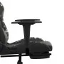 Gaming chair with footrest black camouflage synthetic leather by , Gaming chairs - Ref: Foro24-3143686, Price: 125,90 €, Disc...
