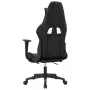 Gaming chair with footrest black gray synthetic leather by , Gaming chairs - Ref: Foro24-3143703, Price: 132,93 €, Discount: %