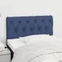Cabecero de tela azul 80x7x78/88 cm de , Cabeceros y pies de cama - Ref: Foro24-346304, Precio: 39,94 €, Descuento: %