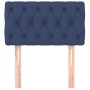 Cabecero de tela azul 80x7x78/88 cm de , Cabeceros y pies de cama - Ref: Foro24-346304, Precio: 40,76 €, Descuento: %