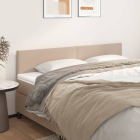 Cabeceros 2 unidades cuero sintético capuchino 80x5x78/88 cm de , Cabeceros y pies de cama - Ref: Foro24-345817, Precio: 53,1...