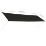 Toldo retráctil 400x150 cm gris antracita de vidaXL, Toldos - Ref: Foro24-143763, Precio: 76,81 €, Descuento: %