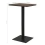 Mesa de bistró ceniza oscuro 78,5x78,5x107 cm de , Mesas de cocina y de comedor - Ref: Foro24-321929, Precio: 139,91 €, Descu...
