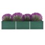 Arriate de jardín de acero galvanizado verde 240x80x45 cm de , Maceteros y jardineras - Ref: Foro24-44843, Precio: 70,08 €, D...