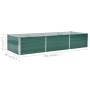 Arriate de jardín de acero galvanizado verde 240x80x45 cm de , Maceteros y jardineras - Ref: Foro24-44843, Precio: 70,08 €, D...