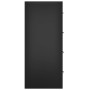 Aparador con 4 cajones negro 60x30,5x71 cm de , Aparadores - Ref: Foro24-342577, Precio: 91,52 €, Descuento: %