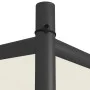 Cenador de acero y tela blanco 4x4 180 g/m² de , Carpas y cenadores - Ref: Foro24-362464, Precio: 235,09 €, Descuento: %