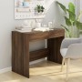 Escritorio madera de ingeniería marrón roble 101x50x76,5 cm de , Escritorios - Ref: Foro24-812998, Precio: 109,88 €, Descuent...