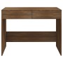 Escritorio madera de ingeniería marrón roble 101x50x76,5 cm de , Escritorios - Ref: Foro24-812998, Precio: 109,88 €, Descuent...