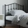 Black metal headboard 90 cm by , Headboards and footboards - Ref: Foro24-373817, Price: 22,87 €, Discount: %