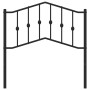 Cabecero de metal negro 90 cm de , Cabeceros y pies de cama - Ref: Foro24-373817, Precio: 23,23 €, Descuento: %