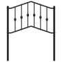 Cabecero de metal negro 75 cm de , Cabeceros y pies de cama - Ref: Foro24-373815, Precio: 21,49 €, Descuento: %