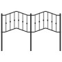Cabecero de metal negro 140 cm de , Cabeceros y pies de cama - Ref: Foro24-373822, Precio: 36,91 €, Descuento: %