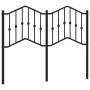 Cabecero de metal negro 120 cm de , Cabeceros y pies de cama - Ref: Foro24-373820, Precio: 33,61 €, Descuento: %