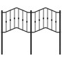 Cabecero de metal negro 120 cm de , Cabeceros y pies de cama - Ref: Foro24-373820, Precio: 33,61 €, Descuento: %