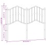 Cabecero de metal negro 120 cm de , Cabeceros y pies de cama - Ref: Foro24-373820, Precio: 33,61 €, Descuento: %