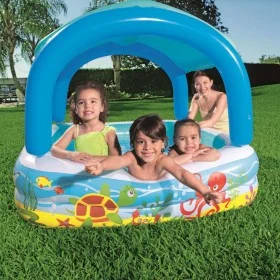 Bestway Spielbecken mit blauer Markise 140x140x114 cm 52192 von Bestway, Schwimmbecken - Ref: Foro24-91619, Preis: 49,32 €, R...