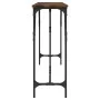 Mesa consola madera de ingeniería roble ahumado 200x29x75 cm by , Side tables - Ref: Foro24-837779, Price: 77,05 €, Discount: %