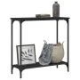 Mesa consola madera de ingeniería negro 75x30,5x75 cm by , Side tables - Ref: Foro24-837707, Price: 37,40 €, Discount: %