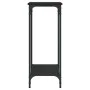 Mesa consola madera de ingeniería negro 75x30,5x75 cm by , Side tables - Ref: Foro24-837707, Price: 37,40 €, Discount: %