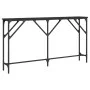 Mesa consola madera de ingeniería negro 140x23x75 cm de , Mesas auxiliares - Ref: Foro24-837772, Precio: 41,96 €, Descuento: %