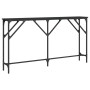 Mesa consola madera de ingeniería negro 140x23x75 cm de , Mesas auxiliares - Ref: Foro24-837772, Precio: 40,45 €, Descuento: %