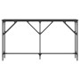 Mesa consola madera de ingeniería negro 140x23x75 cm de , Mesas auxiliares - Ref: Foro24-837772, Precio: 40,45 €, Descuento: %