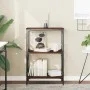 Librería 3 estantes madera ingeniería roble marrón 59x35x90,5cm de , Librerías y estanterías - Ref: Foro24-837616, Precio: 46...