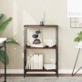 Librería 3 estantes madera ingeniería roble marrón 59x35x90,5cm de , Librerías y estanterías - Ref: Foro24-837616, Precio: 46...