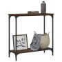 Mesa consola madera de ingeniería roble marrón 75x30,5x75 cm de , Mesas auxiliares - Ref: Foro24-837711, Precio: 36,26 €, Des...