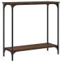 Mesa consola madera de ingeniería roble marrón 75x30,5x75 cm de , Mesas auxiliares - Ref: Foro24-837711, Precio: 36,26 €, Des...