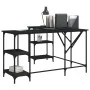 Escritorio madera de ingeniería negro 139x139x75 cm de , Escritorios - Ref: Foro24-837592, Precio: 102,46 €, Descuento: %