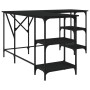 Escritorio madera de ingeniería negro 139x139x75 cm de , Escritorios - Ref: Foro24-837592, Precio: 103,73 €, Descuento: %