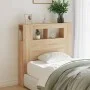 LED headboard engineered wood Sonoma oak 100x18.5x103.5 cm by , Headboards and footboards - Ref: Foro24-837332, Price: 56,98 ...