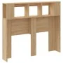 Cabecero LED madera ingeniería roble Sonoma 120x18,5x103,5 cm de , Cabeceros y pies de cama - Ref: Foro24-837339, Precio: 66,...